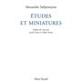 ETUDES ET MINIATURES
