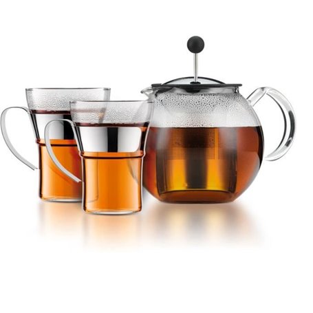 Théiere a piston - BODUM - ASSAM SET - 1.0 l avec couvercle