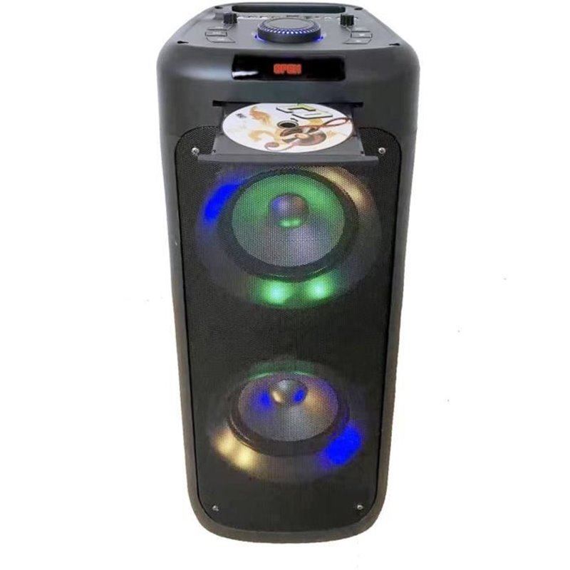 Image secondaire de Enceinte bluetooth karaoké - Inovalley - MS06CD - 1000W - Bluetooth 5.0 - Lecteur CD - RGB - Radio FM - USB 2.0 - micro