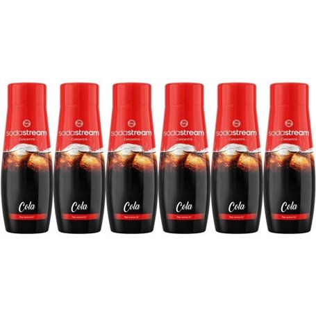Lot de 6 Concentrés COLA SODASTREAM - 440ml