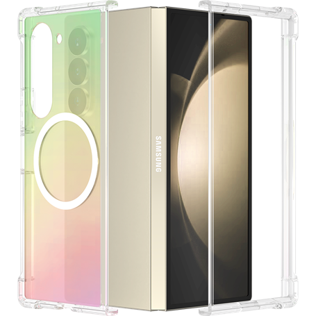 Coque Samsung Galaxy Z Fold 6 Compatible MagSafe Semi-transparente Irisée Bigben