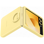 Coque Samsung Galaxy Z Flip 6 Silicone avec anneau Jaune Samsung