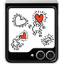 Coque Samsung Galaxy Z Flip 6 personnalisable Keith Harring Samsung