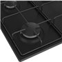 Beko HIGG 64123 SB plaque Noir Intégré 60 cm Gaz 4 zone(s)