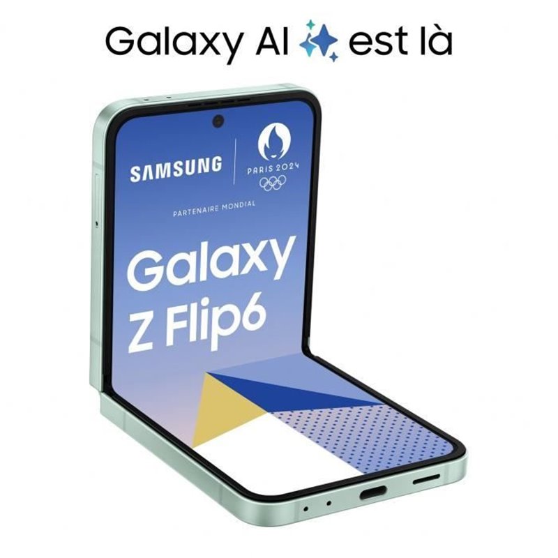 Image secondaire de Samsung Galaxy Z Flip6 Smartphone Vert d'eau 256 Go