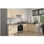 Meuble haut SARA - 1 porte - Décor chene sonoma - L40xP31xH71,5 cm - Fabriqué en Pologne