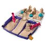 Kinetic Sand SABLE MAGIQUE - Mallette D'activités 907 G - Emporte Ton Sable À Modeler Partout Avec La Malette Repliable