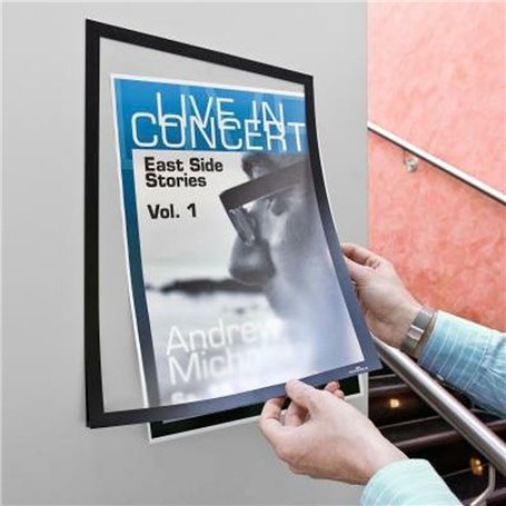 Cadre Photos Magnétique Durable Duraframe A3 Noir (2 Unités)