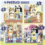 Set de 4 Puzzles Educa Bluey (1 Unité)