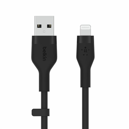 Belkin Cbl Silicqe USB-A LTG 2M noir