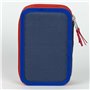 Pochette à crayons triple The Paw Patrol Bleu 12,5 x 6,5 x 19,5 cm