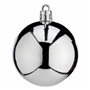 Lot de boules de Noël Argenté Plastique 6 x 7 x 6 cm (20 Unités)