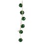 Décorations de Noël Serpent à sonnettes Vert Plastique 58 x 3 x 3 cm (24 Unités)