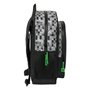 Cartable Minecraft Noir Gris 32 X 38 X 12 cm