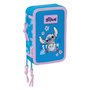 Pochette à crayons triple Lilo & Stitch Hawaii Bleu 12