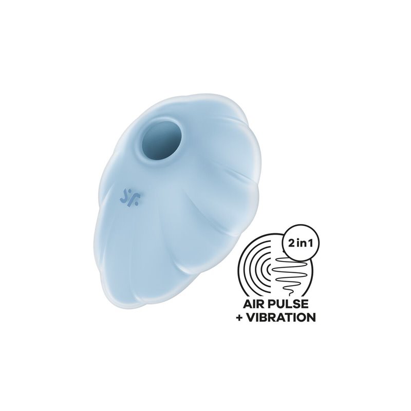 Image secondaire de Aspirateur à clitoris Satisfyer Cloud Dancer Bleu