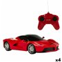 Voiture Télécommandée Ferrari LaFerrari 1:24 (4 Unités)