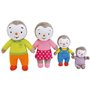 Coffret famille 4 Peluches - T'Choupi - JEMINI - +/- 19 cm