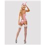 Costume de Lapin S/M Obsessive 2239_16202 Rose