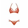 Ensemble de Lingerie Obsessive 838-SET-3 Rouge L/XL