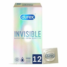 Préservatifs Durex Invissible 12 Pièces 12 Unités Préservatifs Durex Invissible 12 Pièces 12 Unités