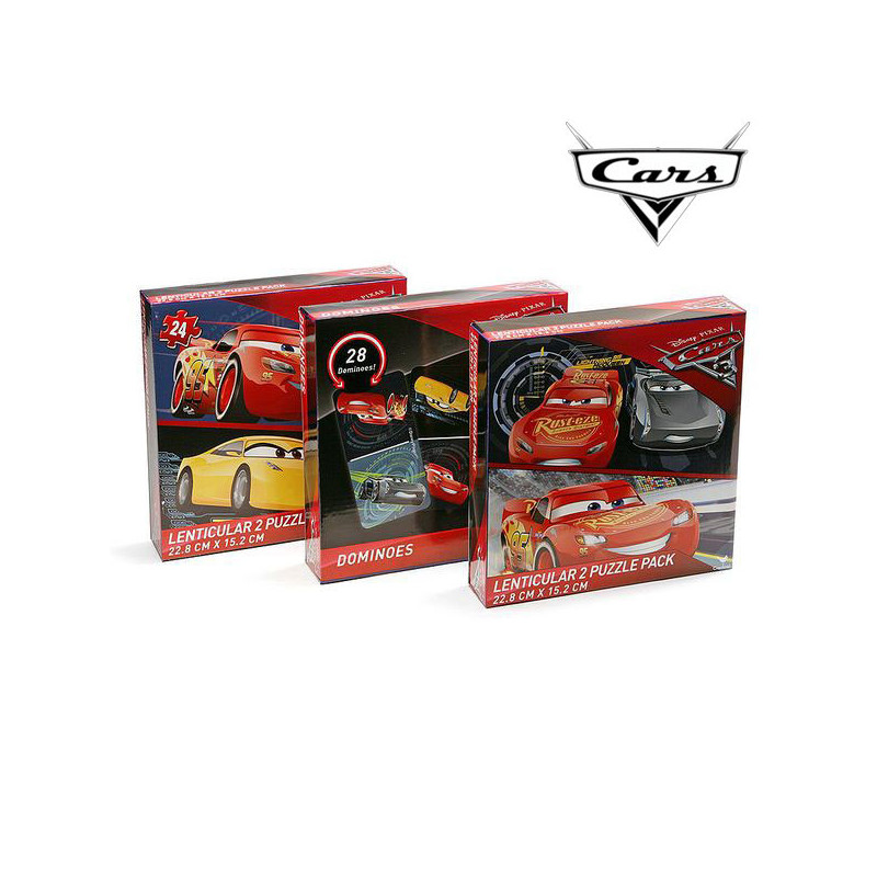 Set de dominos et puzzle Cars 3 Unités