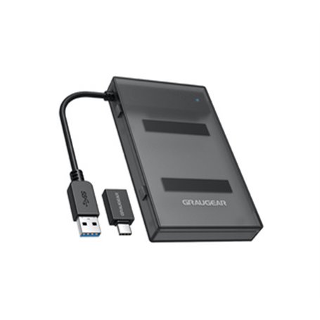 GRAUGEAR G-2603-AC Station d'accueil de disques de stockage USB 3.2 Gen 1 (3.1 Gen 1) Type-A Noir