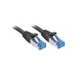 Lindy 47416 câble de réseau Noir 5 m Cat6a S/FTP (S-STP)