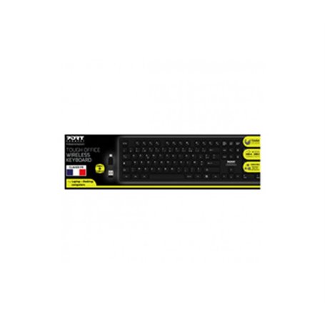 Port Designs 900752-W-FR clavier Bureau RF sans fil AZERTY Français Noir