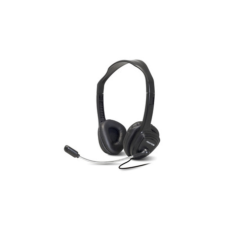 ADVANCE MIC-S765 écouteur/casque Avec fil Arceau Bureau/Centre d'appels Noir
