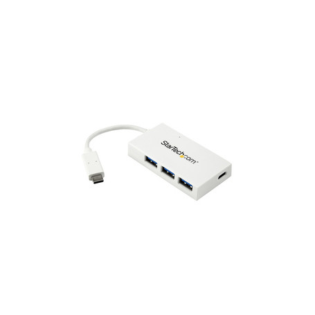 StarTech.com Hub USB-C à 4 Ports avec 1x USB-C & 3x USB-A SuperSpeed - Alimenté par Bus - Hub USB 3.0 Portable - USB 3.2 Gen 1 (
