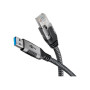 Goobay 70692 changeur de genre de câble USB A RJ-45 Noir