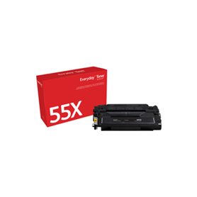 Everyday Toner Noir  de Xerox compatible avec HP 55X (CE255X/ CRG-324II), Grande capacité Everyday Toner Noir  de Xerox compatible avec HP 55X (CE255X/ CRG-324II)