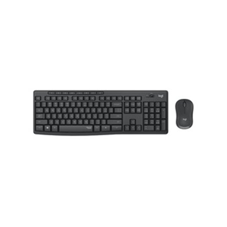 Logitech MK295 Silent Wireless Combo clavier Souris incluse Bureau USB QWERTZ Allemand Graphite