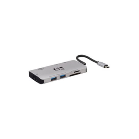 Tripp Lite U442-DOCK5-GY station d'accueil Avec fil USB 3.2 Gen 1 (3.1 Gen 1) Type-C Gris