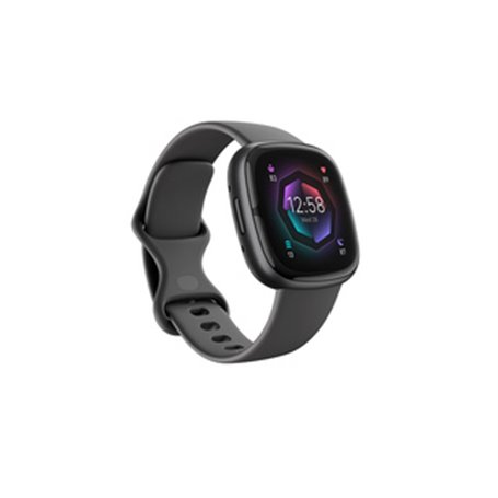 Fitbit Sense 2 Numérique Écran tactile Noir GPS (satellite)
