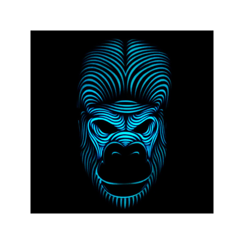 Image secondaire de Masque LED Gorille