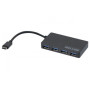 Hypertec 021308-HY hub & concentrateur USB 3.2 Gen 1 (3.1 Gen 1) Type-C 5000 Mbit/s Noir