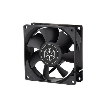 Silverstone FN80 Boitier PC Ventilateur 8 cm Noir 1 pièce(s)