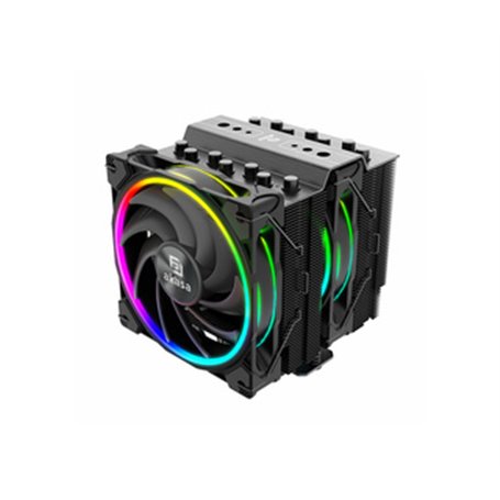 Akasa SOHO H7 Processeur Refroidisseur d'air 12 cm Noir 1 pièce(s)