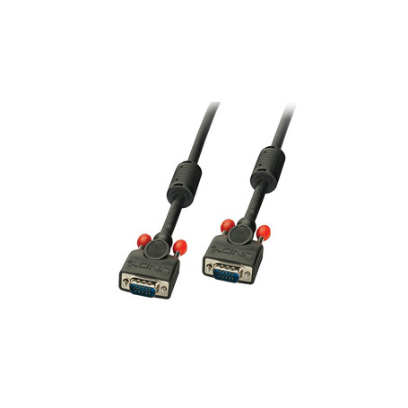 Lindy 36372 câble VGA 1 m VGA (D-Sub) Noir