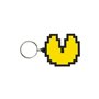 Porte-clés Pac-Man PIXEL 6 cm Jaune