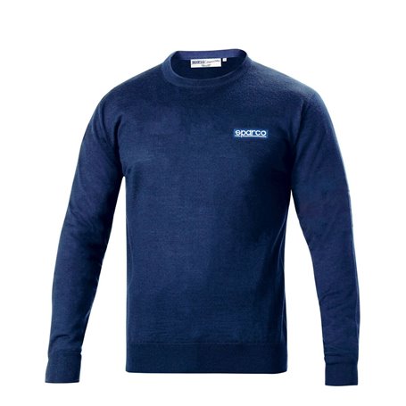 Sweat sans capuche homme Sparco Bleu foncé