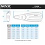 Palmes de snorkeling Seac Fuga  Blanc