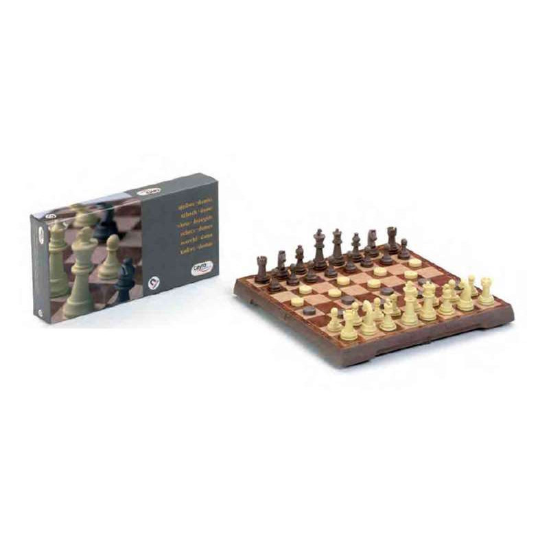 Échecs et dames Cayro 453 Plastique Magnétique