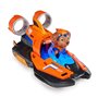PAW Patrol - La Super Patrouille Le Film - Véhicule + Figurine Zuma - Voiture Figurine Pat Patrouille À Collectionner - 