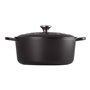 Le Creuset Cocotte Signature ronde 22cm noir Schwarz (21177220000430)