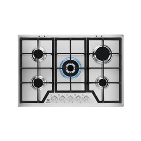 Electrolux SÉRIE 600 PRO Slim line - Table:Gaz - Largeur (mm):744 - Encastrement s ELECTROLUX - KGS7536SX Electrolux SÉRIE 600 PRO Slim line - Table:Gaz - Largeur (mm):744 - Encastrement s ELECTROLUX - KGS7536SX