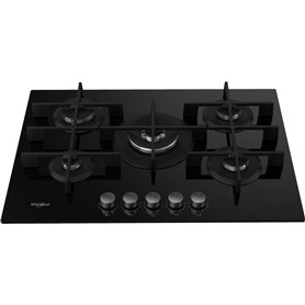 Whirlpool GOWL 758/NB FR plaque Noir Intégré 75 cm Gaz 5 zone(s)