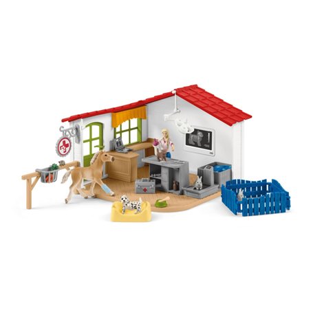 schleich Cabinet vétérinaire avec animaux